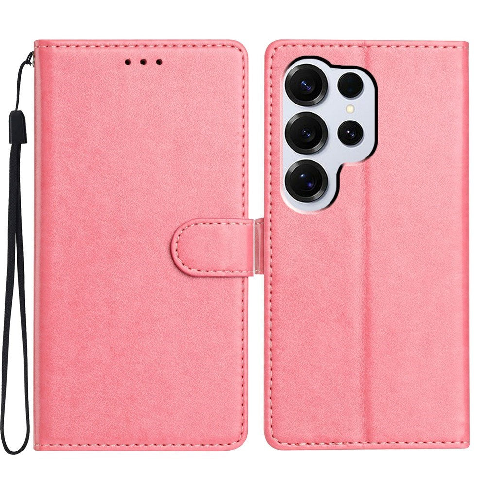 EIDERWOOD Samsung Galaxy S26 Ultra Kunstlæder Flip Cover m. Strop & Pung - Rose Gold