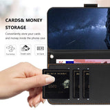 Honor Magic8 Lite EIDERWOOD Kunstlæder Flip Cover m. Kortholder - Sort