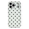 EIDERWOOD iPhone 17 Pro Max Hybrid Mobil Cover m. Polka Design - MagSafe Kompatibel - Gennemsigtig / Sort
