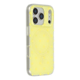 EIDERWOOD iPhone 17 Pro Max Hybrid Mobil Cover m. Polka Design - MagSafe Kompatibel - Gennemsigtig / Gul