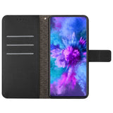Honor Magic8 Lite EIDERWOOD Kunstlæder Cover m. Strop - Sort
