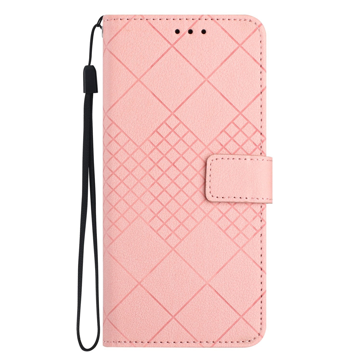 Honor Magic8 Lite EIDERWOOD Kunstlæder Cover m. Strop - Lyserød