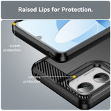 EIDERWOOD Motorola Moto G06 / G06 Power - Carbon Fiber Mobil Cover - Sort