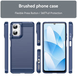 EIDERWOOD Motorola Moto G06 / G06 Power - Carbon Fiber Mobil Cover - Blå