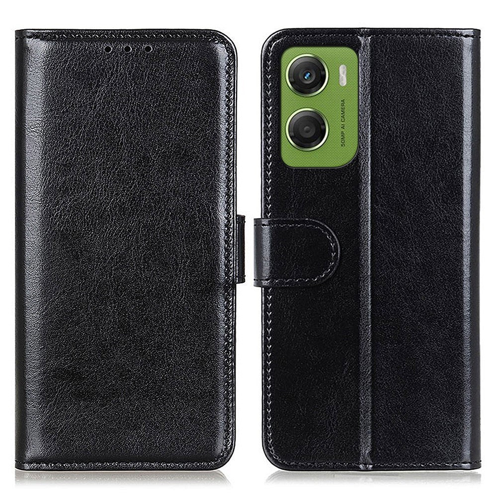 EIDERWOOD Motorola Moto G06 Kunstlæder Flipcover med Pung - Sort