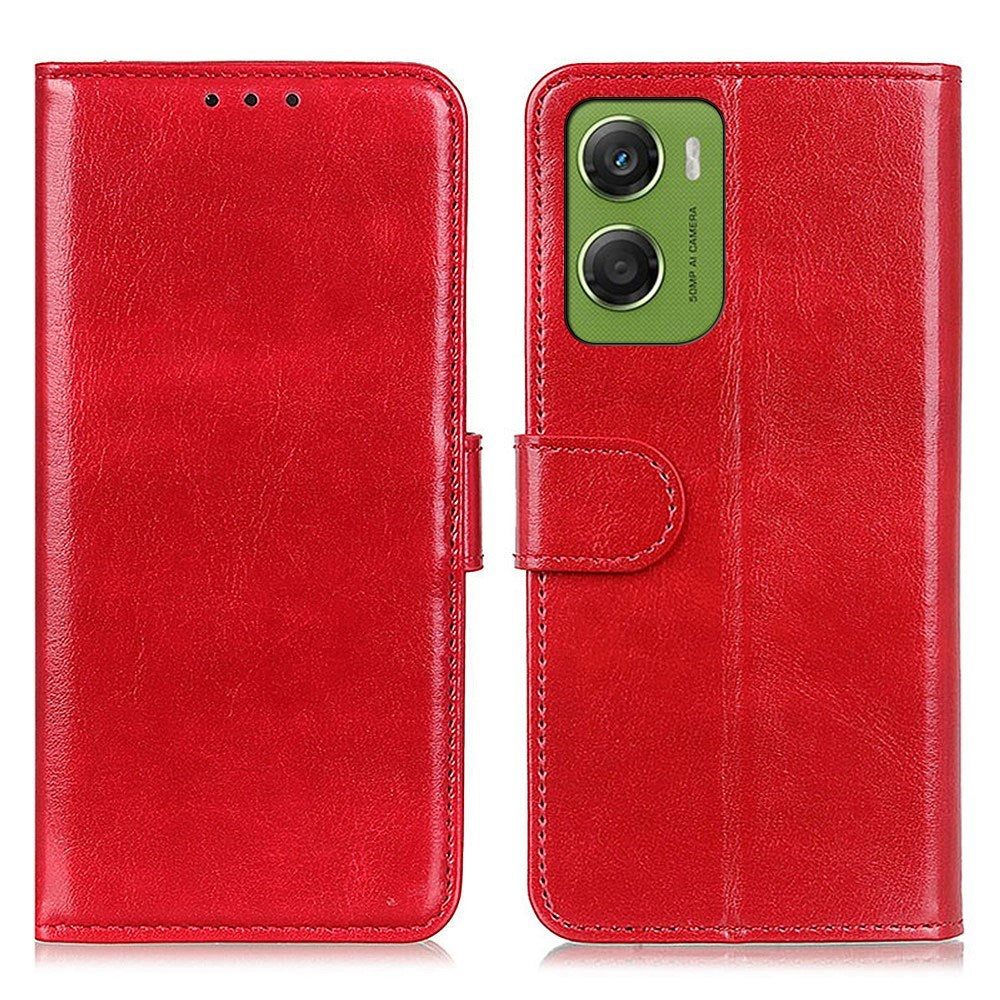 EIDERWOOD Motorola Moto G06 Kunstlæder Flipcover med Pung - Rød