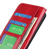 EIDERWOOD Motorola Moto G06 Kunstlæder Flipcover med Pung - Rød