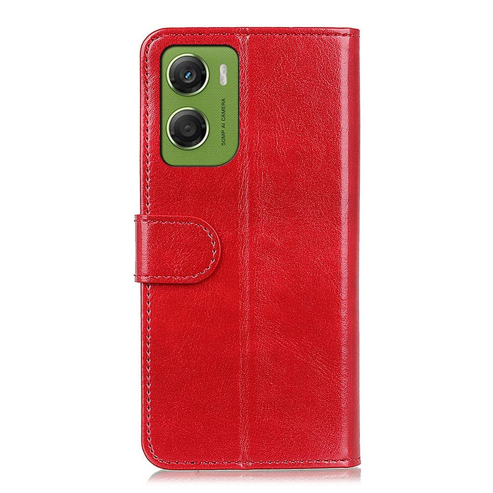 EIDERWOOD Motorola Moto G06 Kunstlæder Flipcover med Pung - Rød
