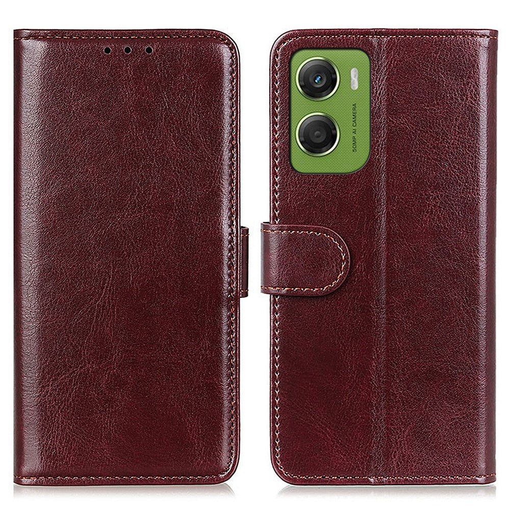 EIDERWOOD Motorola Moto G06 Kunstlæder Flipcover med Pung - Brun