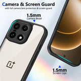 EIDERWOOD OnePlus 15 Fleksibelt Plast Mobil Cover - Gennemsigtig/Sort