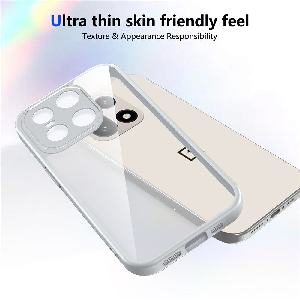 EIDERWOOD OnePlus 15 Fleksibelt Plast Mobil Cover - Gennemsigtig/Grå