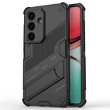 EIDERWOOD Samsung Galaxy S26 Hybrid Håndværker Bagside Cover - Kickstand - Sort