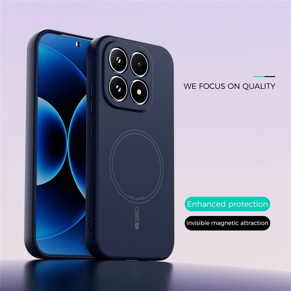 Xiaomi 17 Silikone Mobil Cover - MagSafe Kompatibel - Mørkeblå