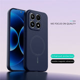 Xiaomi 17 Silikone Mobil Cover - MagSafe Kompatibel - Mørkeblå