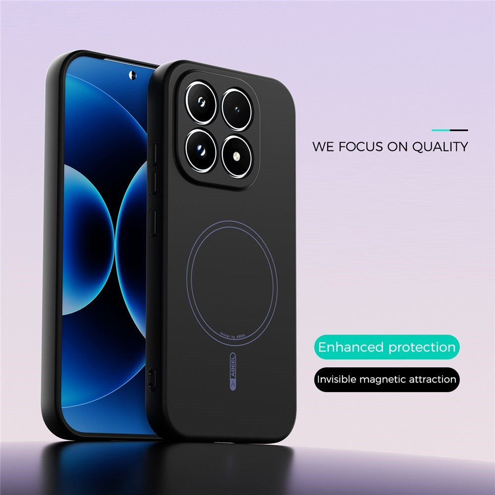 Xiaomi 17 Silikone Mobil Cover - MagSafe Kompatibel - Sort