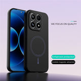 Xiaomi 17 Silikone Mobil Cover - MagSafe Kompatibel - Sort