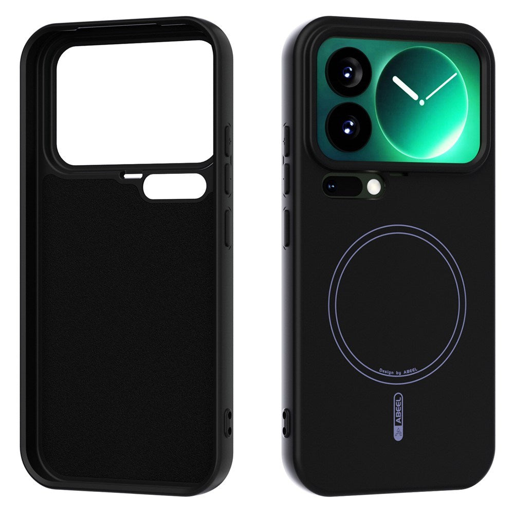 Xiaomi 17 Pro Silikone Mobil Cover - MagSafe Kompatibel - Sort