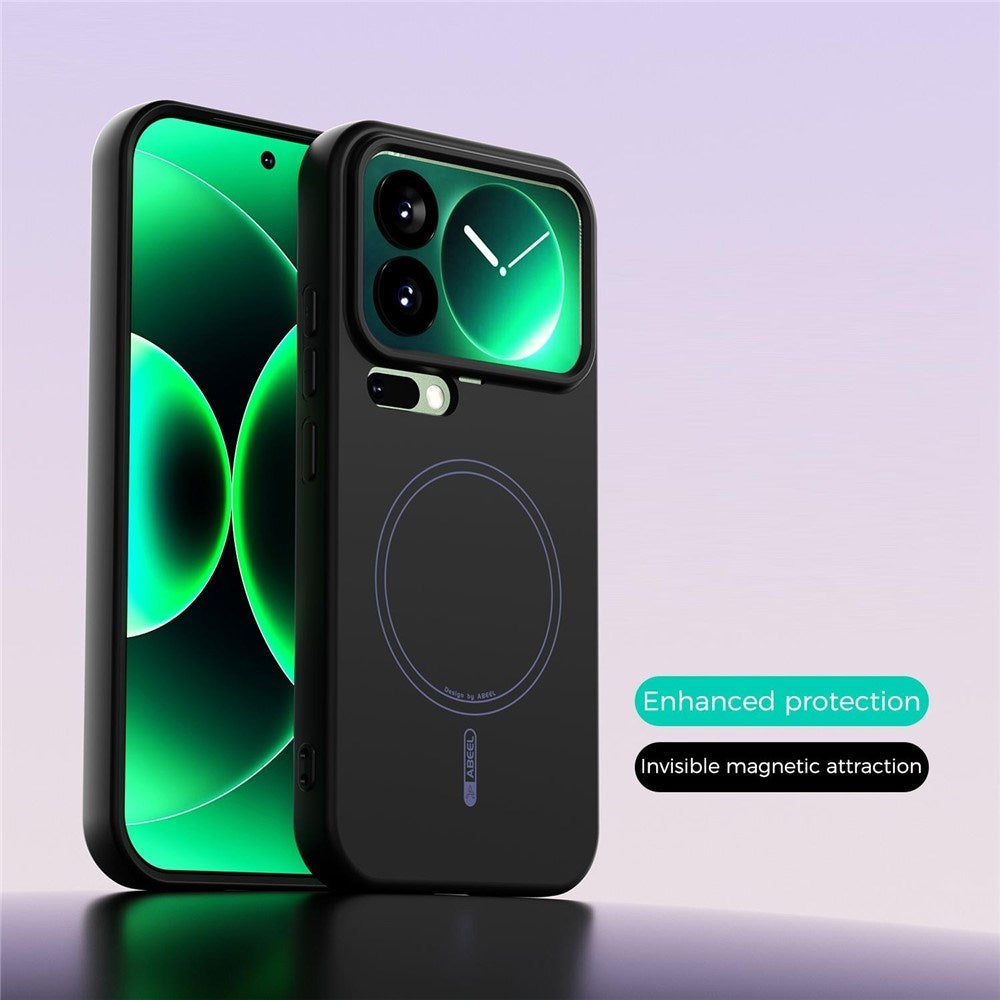 Xiaomi 17 Pro Silikone Mobil Cover - MagSafe Kompatibel - Sort