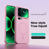 Xiaomi 17 Pro Max Silikone Mobil Cover - MagSafe Kompatibel - Lyserød