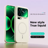 Xiaomi 17 Pro Max Silikone Mobil Cover - MagSafe Kompatibel - Beige