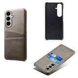EIDERWOOD Samsung Galaxy S26 Kunstlæder Bagside Cover m. Kortholder - Grå