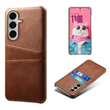 EIDERWOOD Samsung Galaxy S26 Kunstlæder Bagside Cover m. Kortholder - Brun