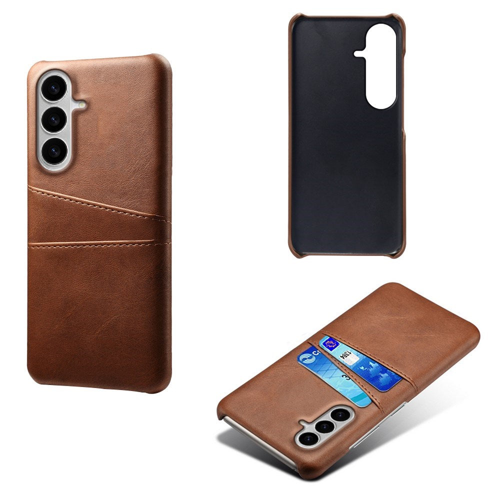 EIDERWOOD Samsung Galaxy S26 Kunstlæder Bagside Cover m. Kortholder - Brun