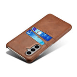 EIDERWOOD Samsung Galaxy S26 Kunstlæder Bagside Cover m. Kortholder - Brun