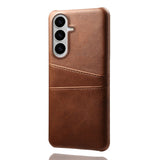EIDERWOOD Samsung Galaxy S26 Kunstlæder Bagside Cover m. Kortholder - Brun
