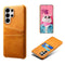 EIDERWOOD Samsung Galaxy S26 Ultra Kunstlæder Bagside Cover m. Kortholder - Orange