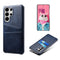 EIDERWOOD Samsung Galaxy S26 Ultra Kunstlæder Bagside Cover m. Kortholder - Blå