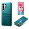 EIDERWOOD Samsung Galaxy S26 Ultra Kunstlæder Bagside Cover m. Kortholder - Grøn
