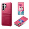 EIDERWOOD Samsung Galaxy S26 Ultra Kunstlæder Bagside Cover m. Kortholder - Pink