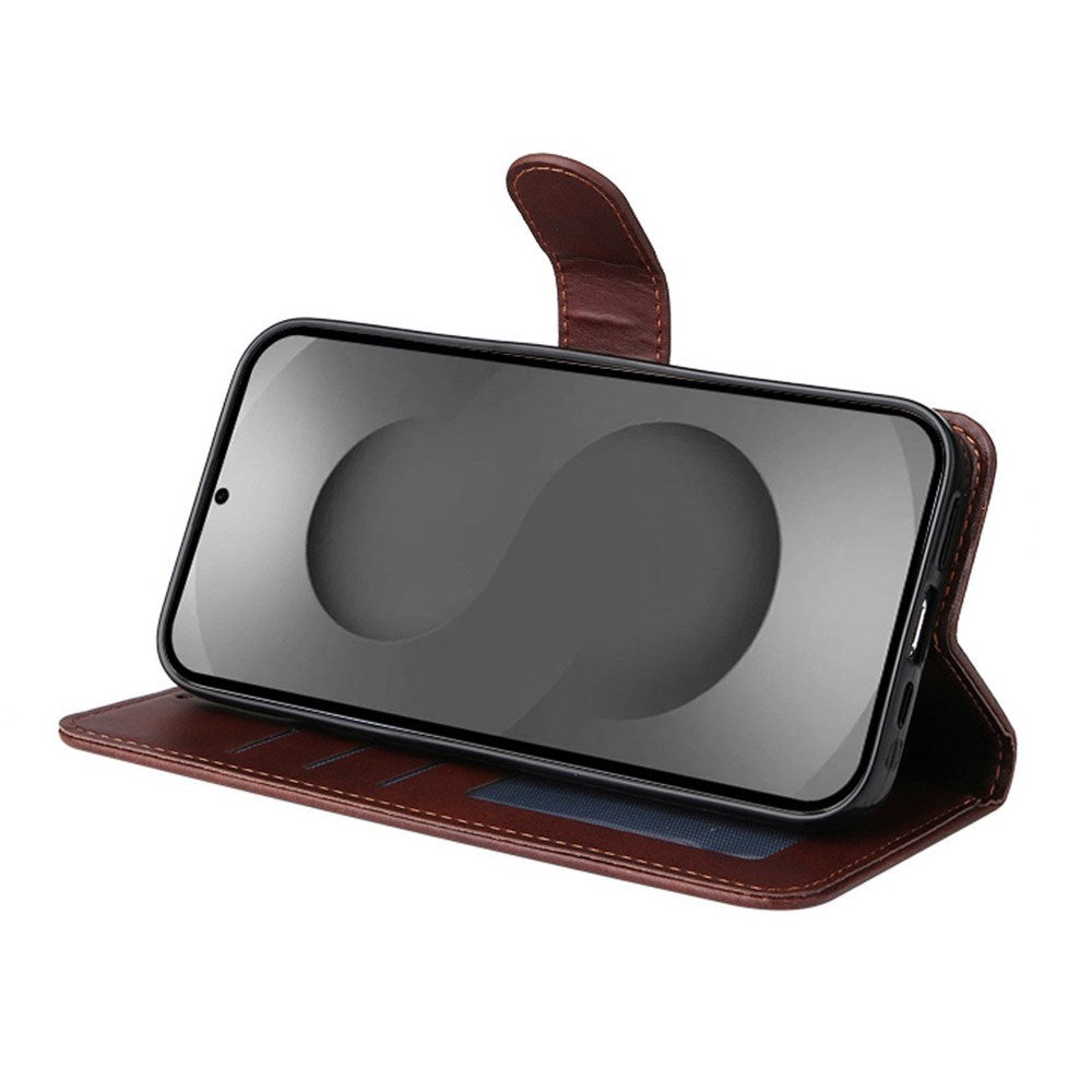 Samsung Galaxy S26 Ultra ENKAY - 2-i-1 Kunstlæder Cover inkl. Skærmbeskyttelsesglas - Sort