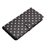 EIDERWOOD Xiaomi 17 Pro Max Kunstlæder Flip Mobil Cover m. Polka Design - Sort
