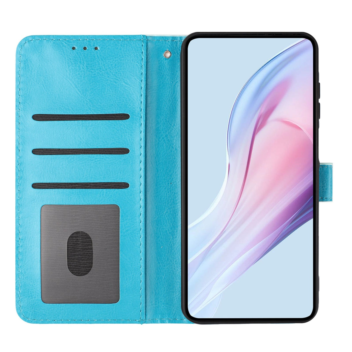 EIDERWOOD Xiaomi 17 Pro Max Kunstlæder Flip Mobil Cover m. Polka Design - Blå