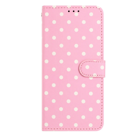 EIDERWOOD Xiaomi 17 Pro Max Kunstlæder Flip Mobil Cover m. Polka Design - Lyserød