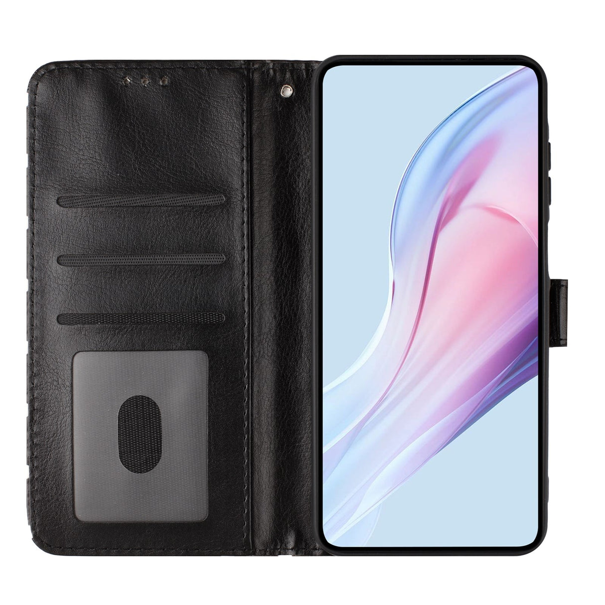 EIDERWOOD Xiaomi 17 Pro Kunstlæder Flip Mobil Cover m. Polka Design - Sort