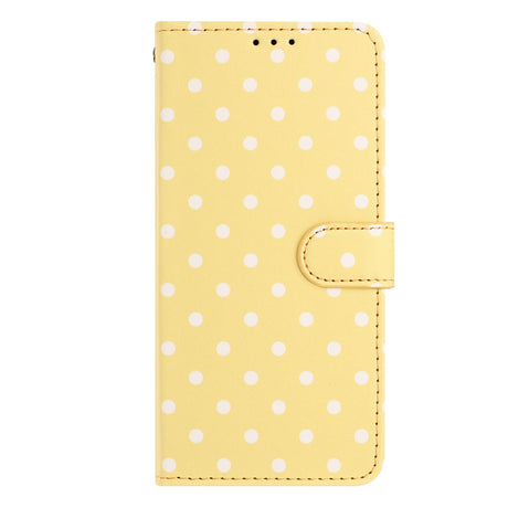 EIDERWOOD Xiaomi 17 Pro Kunstlæder Flip Mobil Cover m. Polka Design - Gul