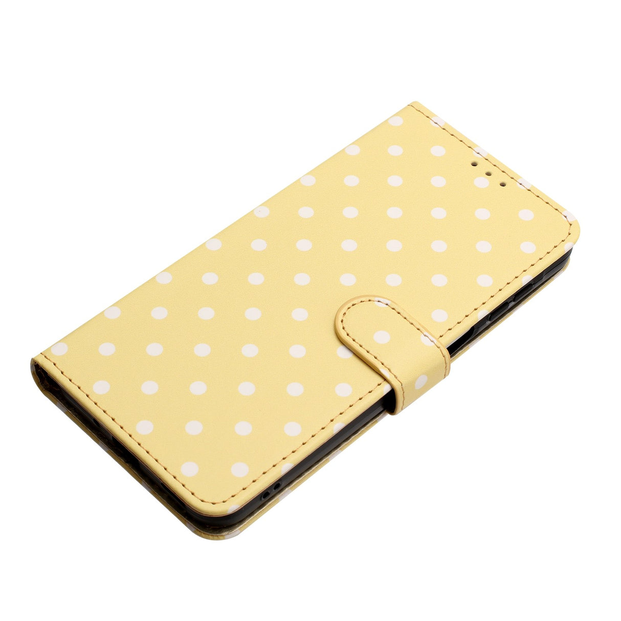 EIDERWOOD Xiaomi 17 Pro Kunstlæder Flip Mobil Cover m. Polka Design - Gul