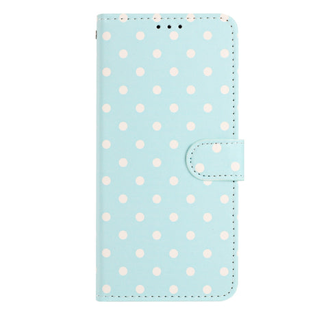 EIDERWOOD Xiaomi 17 Pro Kunstlæder Flip Mobil Cover m. Polka Design - Blå