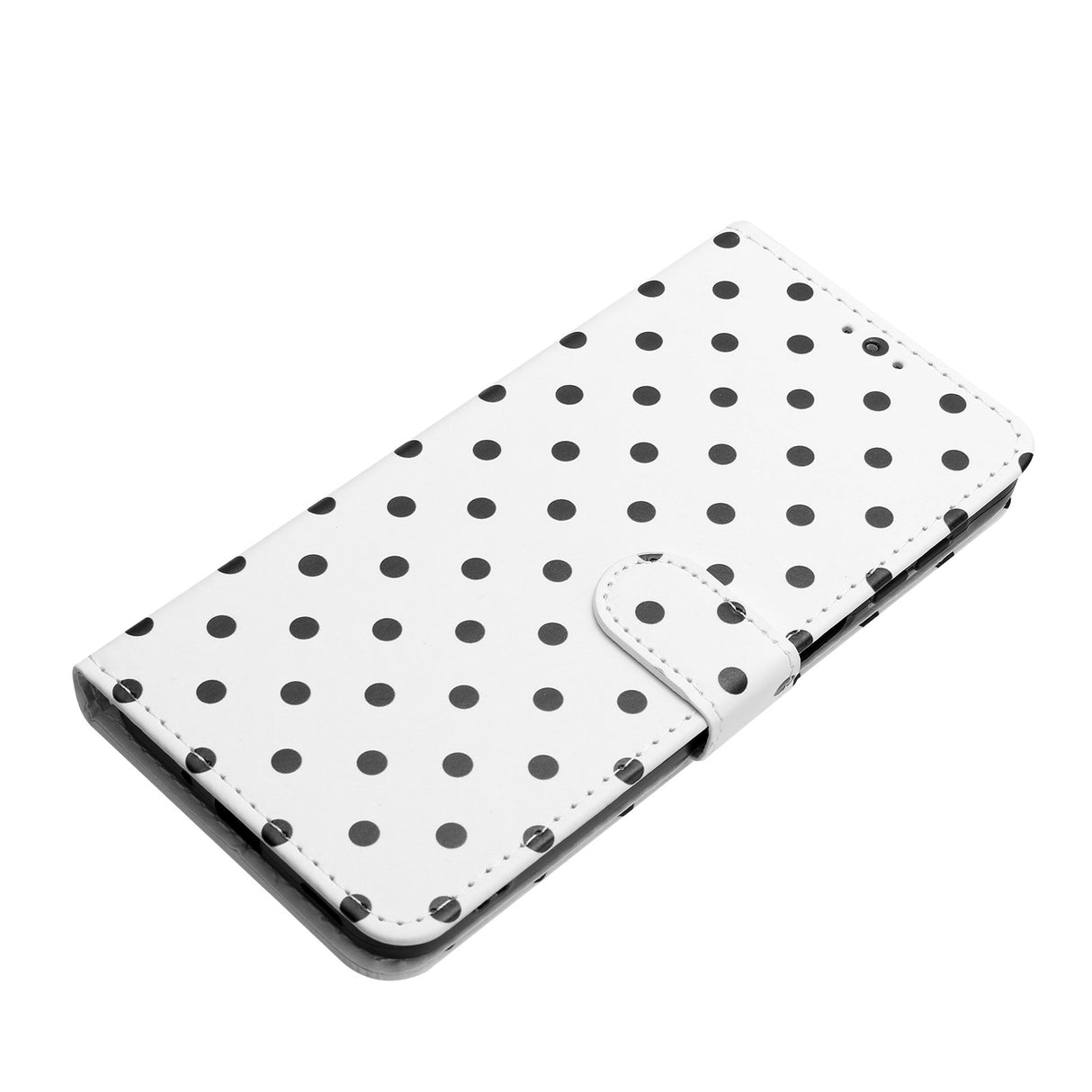 EIDERWOOD Xiaomi 17 Pro Kunstlæder Flip Mobil Cover m. Polka Design - Hvid