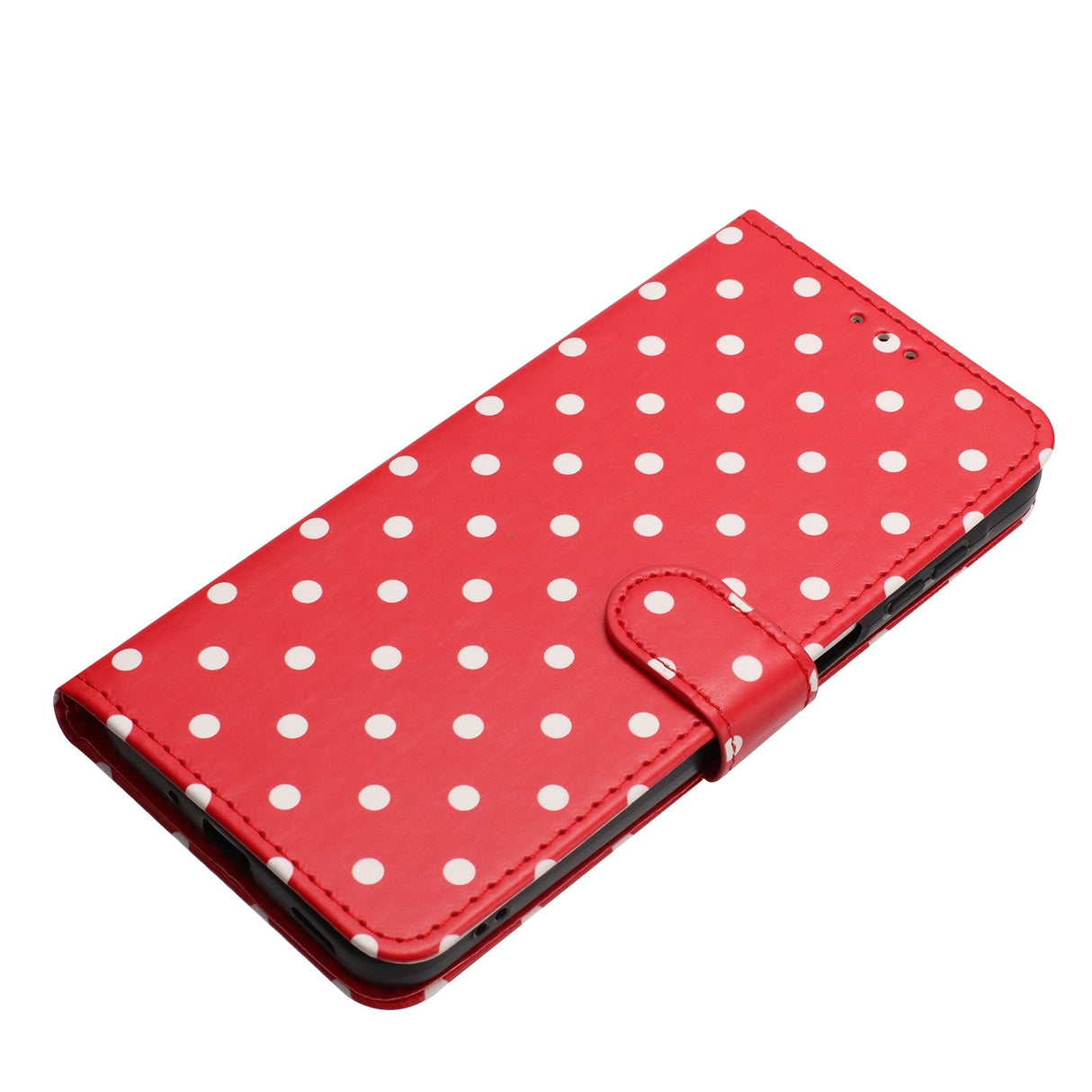EIDERWOOD Xiaomi 17 Pro Kunstlæder Flip Mobil Cover m. Polka Design - Rød