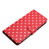 EIDERWOOD Xiaomi 17 Pro Kunstlæder Flip Mobil Cover m. Polka Design - Rød