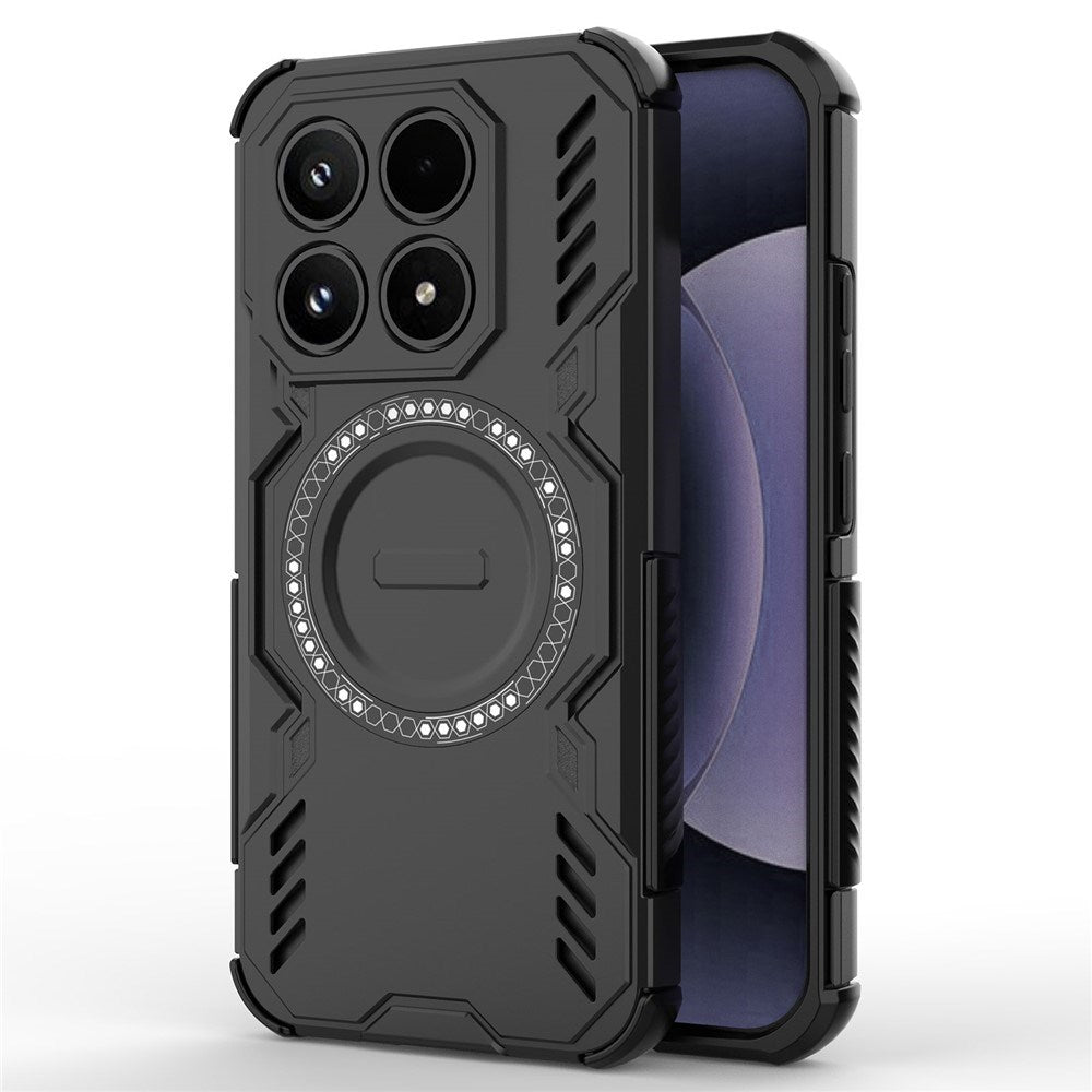 EIDERWOOD Xiaomi 17 Håndværker Hybrid Mobil Cover m. Varmeafledning - Sort