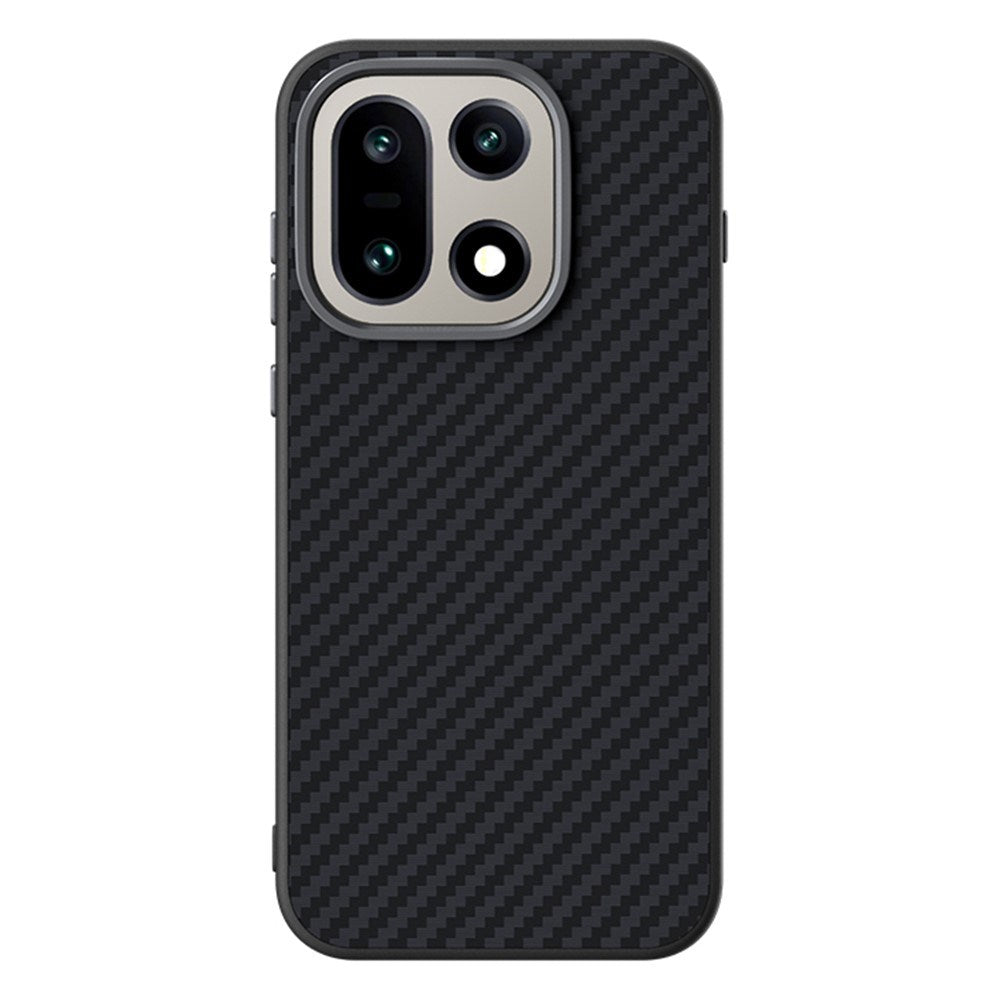 OnePlus 15 Carbon FIber Mobil Cover - MagSafe Kompatibel - Sort