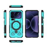EIDERWOOD Xiaomi 17 Pro Max Håndværker Mobil Cover med Magnetisk Kickstand - Turkis