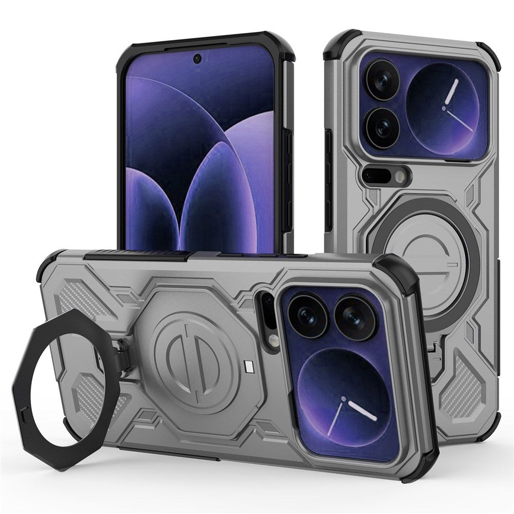 EIDERWOOD Xiaomi 17 Pro Max Håndværker Mobil Cover med Magnetisk Kickstand - Grå