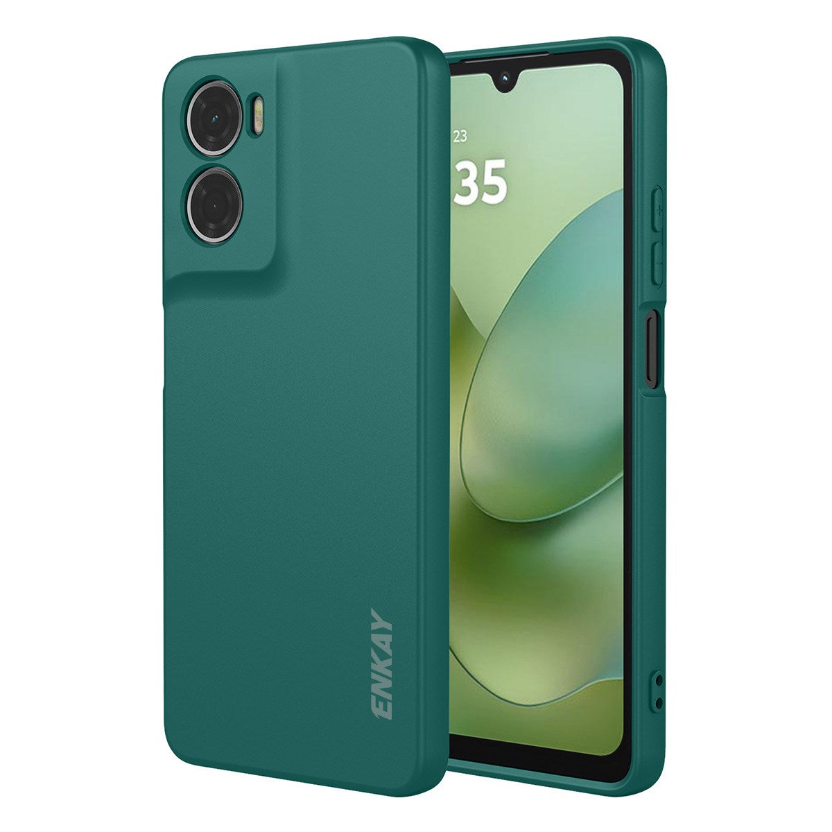 Motorola Moto G06 / G06 Power ENKAY Silikone Mobil Cover - Mørkegrøn