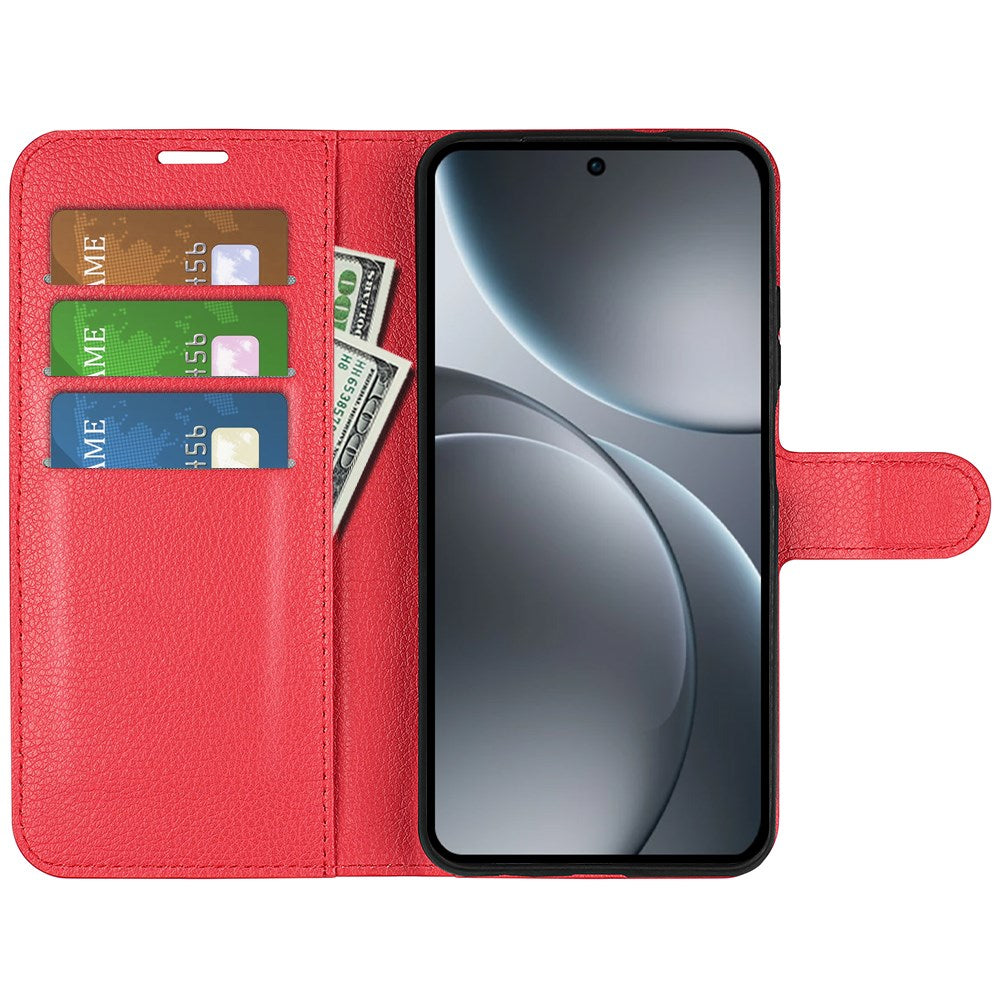 OPPO Find X9 Pro - EIDERWOOD Kunstlæder Flip Cover - Rød
